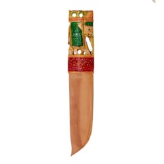 Artistic Wooden Letter Opener Paper Cutter With Taj Mahal Painting (10930)