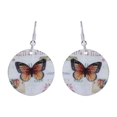 Earrings 'Butterfly Palettte': Light Weight Funky Ear Rings Designed By Master Craftsmen (30120)