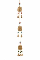 Wind Chime With Ganesha & Bells: Unique Wall Decor For Good Luck & Positive Energy (11179)