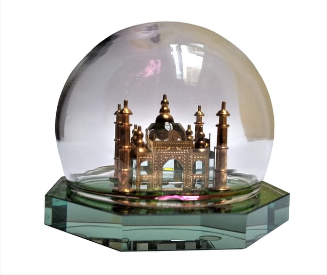 Resin Taj Mahal in Globe: Symbol of Eternal Love, A Wonder of the Modern World (12013)