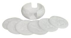Carved Marble Coasters (Set of 6): Royal Wedding (12114)