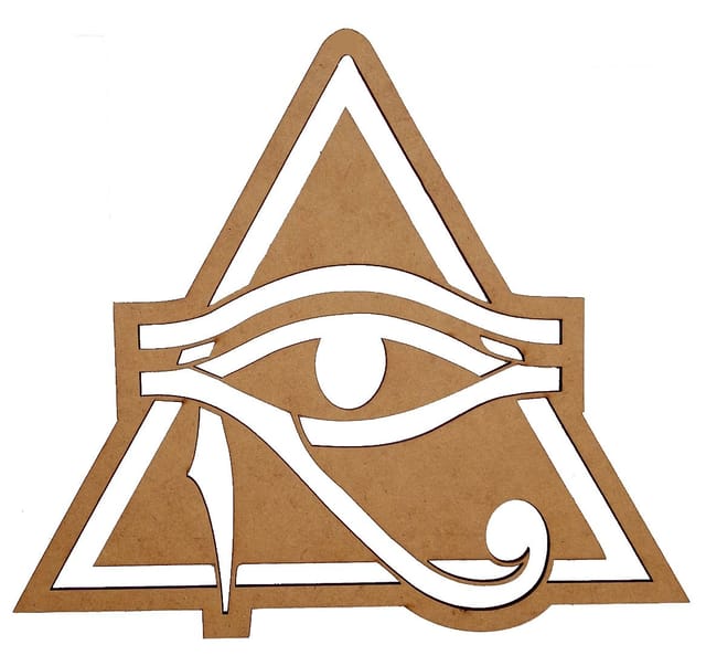 Wooden Laser Cut Wall Hanging: Eye Of Horus, Unfinished (12383)