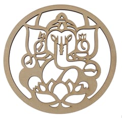 Wooden Wall Hanging: Siddhi Vinayak Ganesha For Luck & Glory (12425)