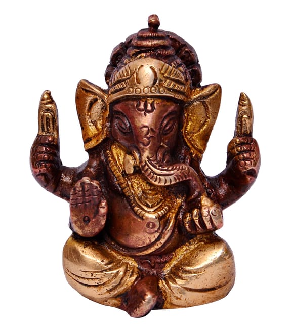 Brass Lord Ganesha Statue (10646)