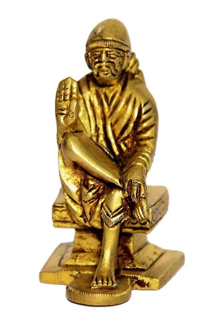 Brass Statue Sai Baba Sainatha Sri Sai Om Sairam Of Shridi God Idol (11228)