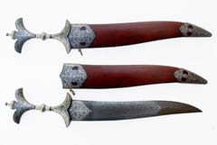 Leather scabbard Decorative dagger (a47)