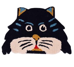 Door Mat Kitty Cat Shape: Thick, Soft, Non-skid Floor Carpet Rug 10747