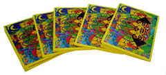 Paper Card Gift Tags Indian Goddess Durga: Set Of 5 Small Cards For Personalized Greetings (12441)