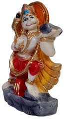 Resin Idol Lord Hanuman Bajrangbali: Ramayana Depiction of Sanjivani Herb Tale (12620)