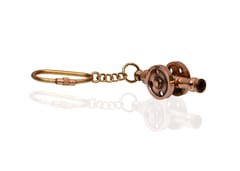 Brass Key Chain / Ring Shaped As Medieval Cannon (10579)