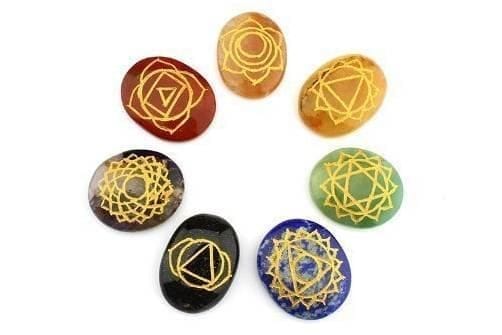 Seven Chakra Healing Stones Set Of 7 (10904)
