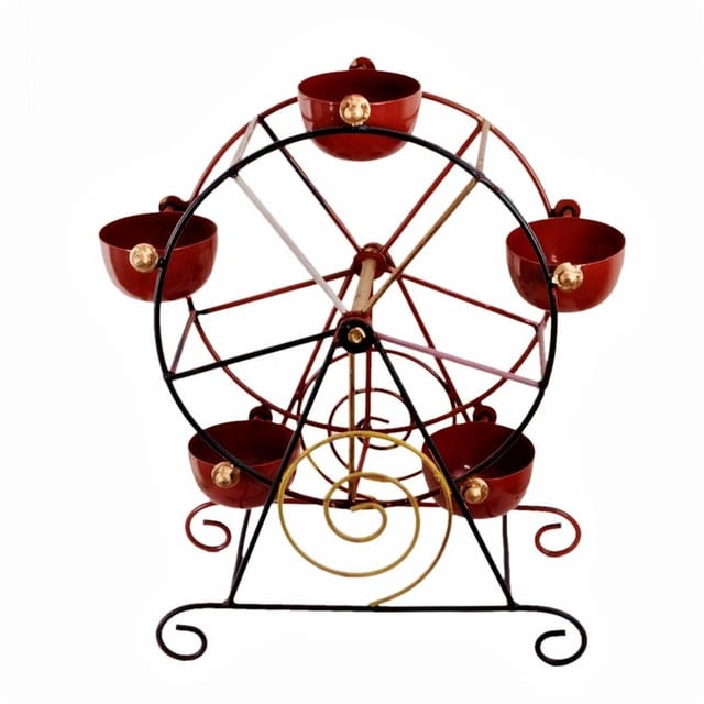 Iron Cup-Cake Stand 'Carnival':  Serving Set For Dips, Chutneys, After-mint (11216)