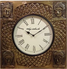 Antique Analog Wall Clock(Brown) clock52