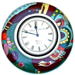 Painted wooden clock "Core Abstract" clock31