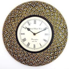 Coneartwork wooden clock"Intricate" clock37