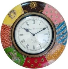 Colorful Riot Analog Wall Clock(Multicolor) clock62
