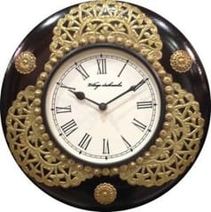 Antique Analog Wall Clock(Brown) clock50