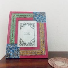 Painted and embossed photo frame "Melody" pf32