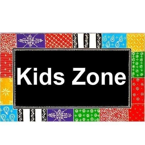 Painted Wooden wall art "Kids Zone"