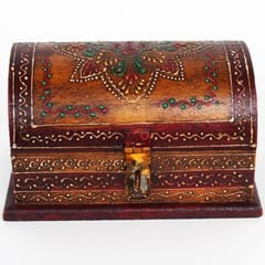 Festive Wooden Gift Box,Brown (fb01)