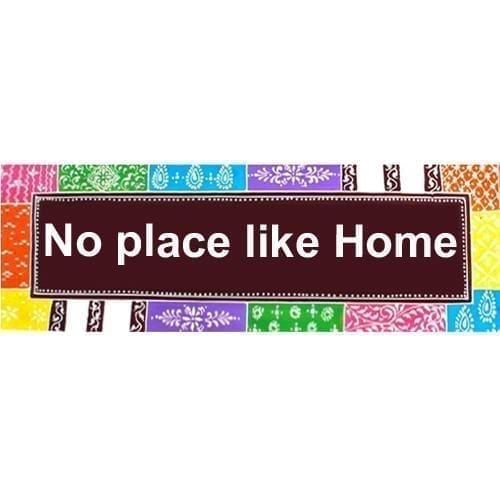 Painted Wooden wall art "No Place Like Home"