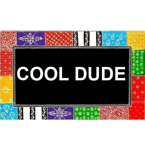 Painted Wooden wall art "COOL DUDE"