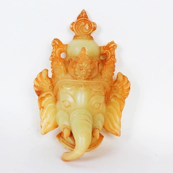 Lord Ganesha Showpiece - 14 cm (Polyresin, Green)
