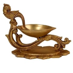 Brass Aarti Diya Holder Indian gift (10020)