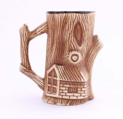 Tree Shaped Ceramic Beer Mug (10055)