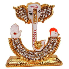 Metal Idol Floating Ganesha (10137)