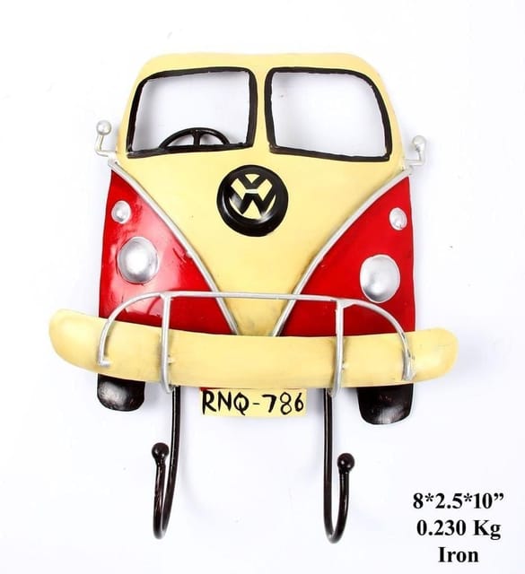 Decorative Car Shaped Iron Hangers for Clothes 8*2.5*10 Inches (10109)