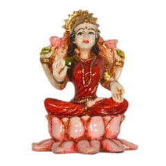 Maa Lakshmi Small Table Top, Home Temple, Car Dashboard Statue (10295)