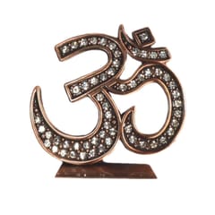 Hindu Religious Symbol 'Om' Showpiece Statue for Home Temple, Office Table or Car Dashboard (10292)