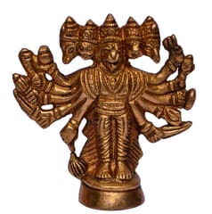 Hindu Religious Lord Hanuman/Bajrangbali Statue in Panch-mukhi Avatar (10633)