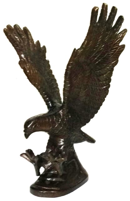 Eagle Hawk Statue Showpiece: Brass Idol For Home Or Office Table (10951)