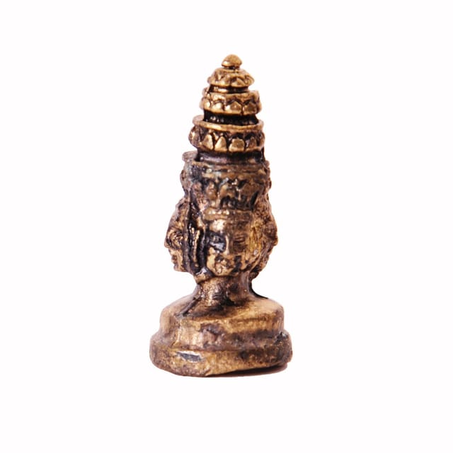 Rare Miniature Statue Four Face Bramha (Phra Phrom) Statue, Unique Collectible Gift (11397)