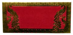 Handmade Paper Shagun Envelopes 'Peacock Melody': Pack of 10 (11704)