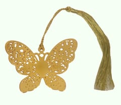 Brass Bookmark 'Elegant Butterfly': Use With Books Or As Decorative Car Or Wall Hanging (12181H)