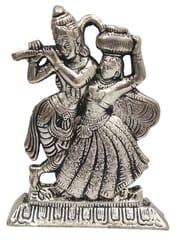 White Metal Radha Krishna showpiece (10188)