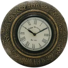 Antique Wall Clock 'Heritage Collection': Handmade Wooden Time Piece (clock58)