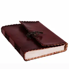 Leather Diary / Journal / Notebook with Handmade Paper for Corporate Gift or Personal Memoir (10153)