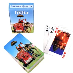 Premium Quality Playing Cards, Rajasthan: Indian gift souvenir (10263)