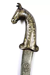 Horse head and Koftagari work Decorative dagger (a110)