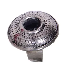 Vintage Collection Cocktail Ring For Women "Silver Circle" (30012)