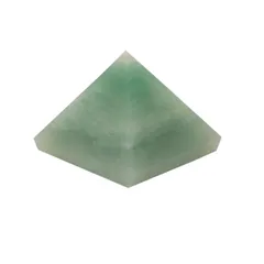Green Aventurine Gem Stone Pyramid: Hand Polished Natural Healing Rock For Positive Energy (11082)