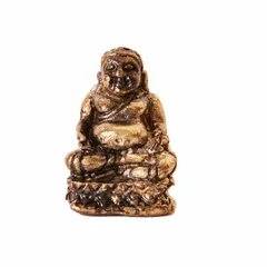Rare Miniature Statue Laughing Buddha; Unique Collectible Gift (11415)
