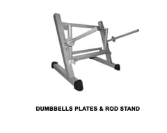 Afton Dumbbells Plates & Rod Stand