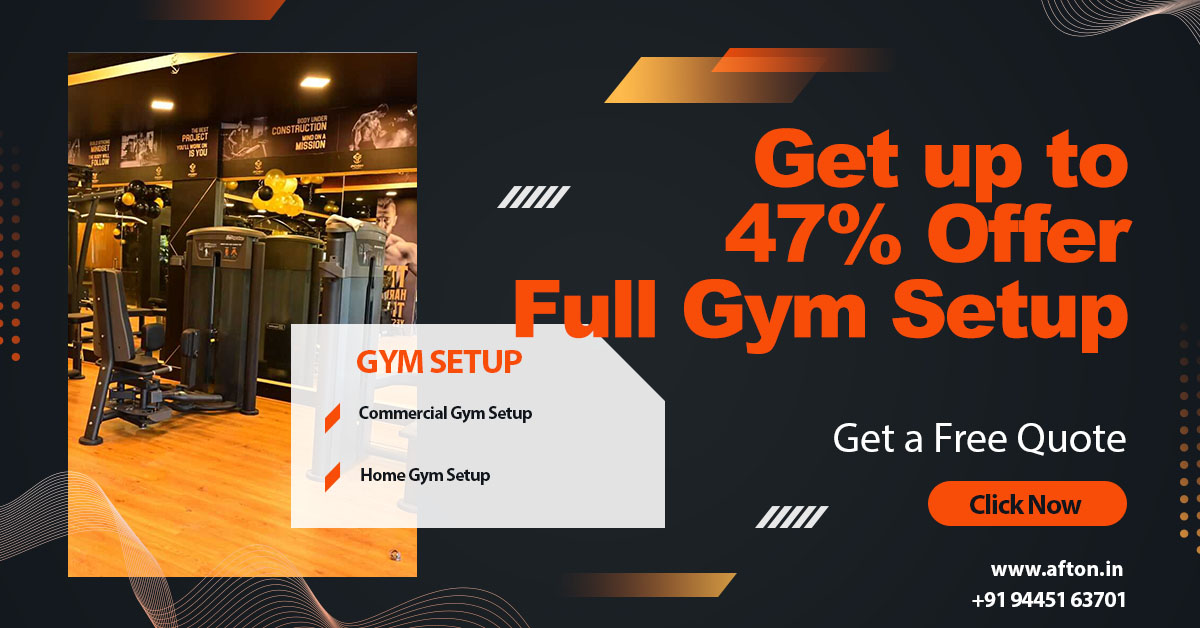 Commercial & Home Gym Setup with Fitness Equipment in India