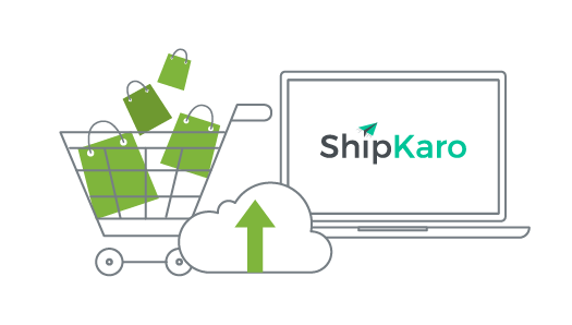 StoreHippo's logistics mangement solution ShipKaro with inbuilt feature for bulk upload.