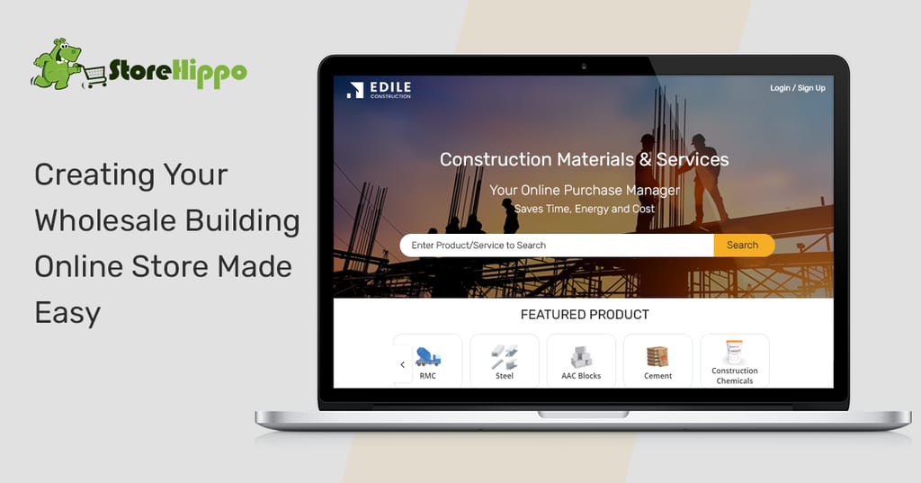 How To Setup Online Store For Wholesale Building Material Business
